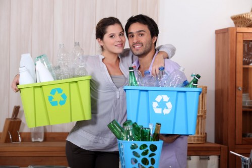 Preparing a business waste quotation illustration