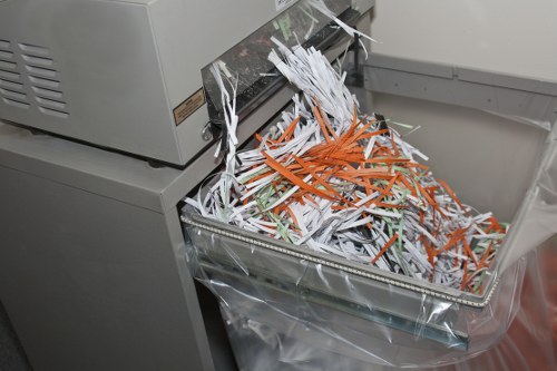 Responsible recycling and waste sorting illustration